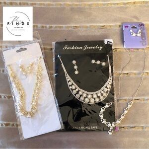 NWT 3 Jewelry Sets with coordinating necklace and Earrings